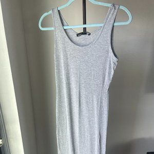 Long silver dress